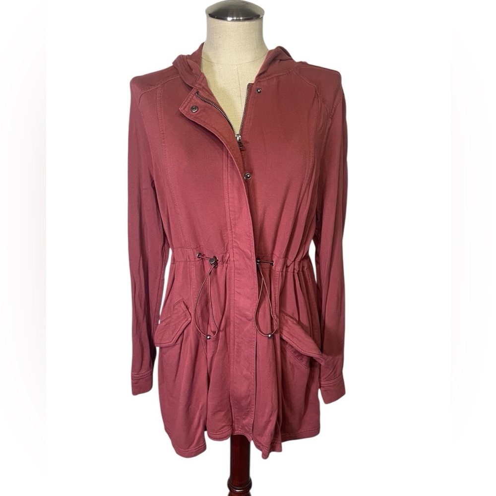Torrid Twill Essential Anorak Terracotta Utility Hooded Jacket  Size 0 - Picture 4 of 12
